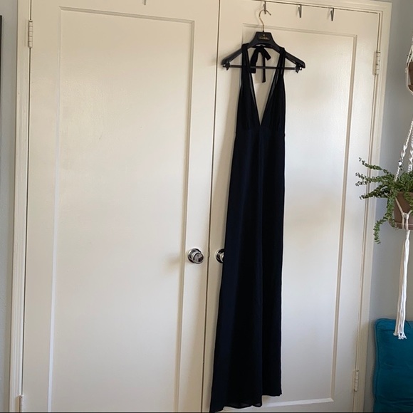 Reformation Lenore jumpsuit — BLACK - Picture 3 of 7